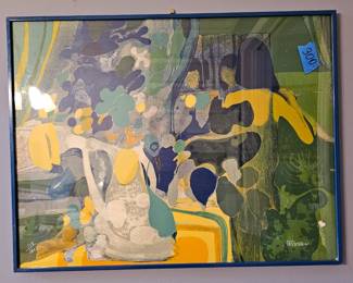 Great piece! I just love the colors in the mid century abtract.