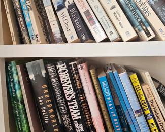 Lots more books, some were tucked away in the office until now.