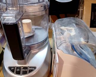 Complete Food Processor and Accessories.  Used Once