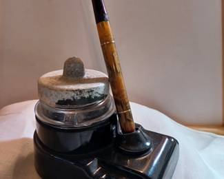 Old Inkwell and Pen