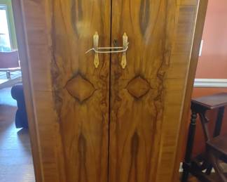 Art Deco Wardrobe Armoire Storage Cabinet