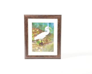 Framed Print of Crane