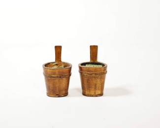 Pair of Gilt Wood French Planters