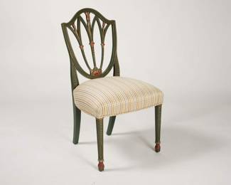 Faux Painted Desk Chair 1940s 