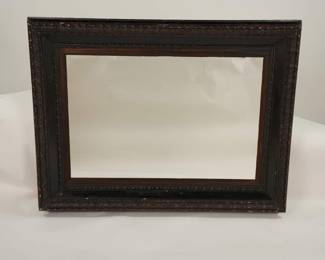 Antique Victorian Oak Mirror