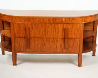 Vintage Demi Lune Sideboard Deco Style
