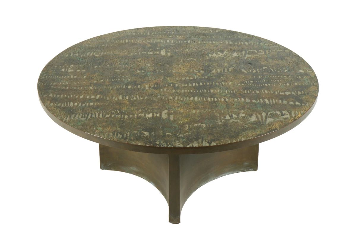 Lot 51: Philip & Kelvin LaVerne Eternal Forest Coffee Table