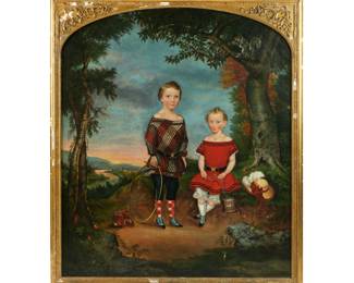 Lot 26a: William Cooper Halsey Portrait of his Children