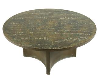 Lot 51: Philip & Kelvin LaVerne Eternal Forest Coffee Table
