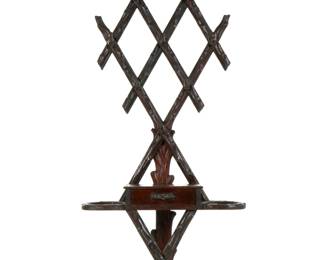 Lot 193: German Black Forest Carved Hall Tree