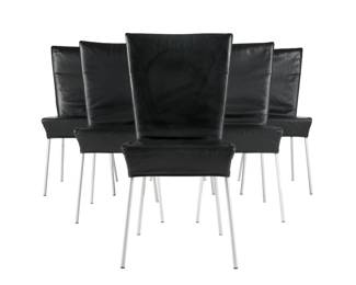 Lot 46: Six Gerard Van Den Berg for Label Orea Side Chairs