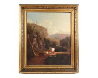 Lot 156: John James Porter Southern Landscape in Virginia