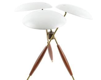 Lot 44: Gerald Thurston for Lightolier Tripod Table Lamp