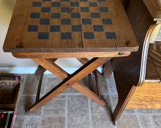 WOODEN GAME TABLE