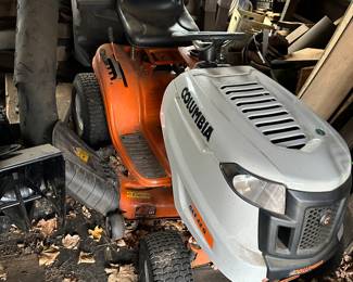This ride on mower is in good working condition! It’s been reduced to 200.00