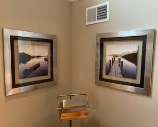 Framed photographs 