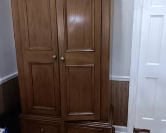 2 Door cabinet. Great storage 