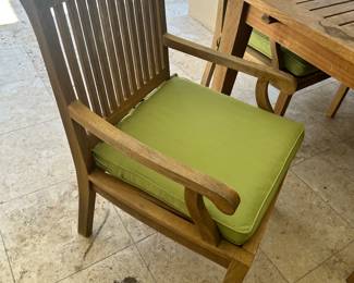 Teak fabric patio furniture