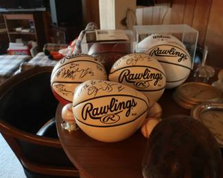 signed basketballs