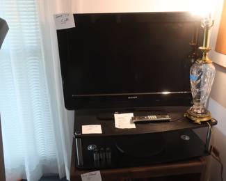 television  stand  and  television