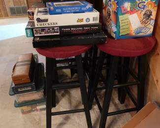 bar  stools  and  games