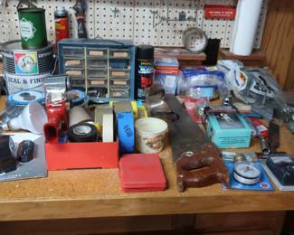 basement  tools  etc