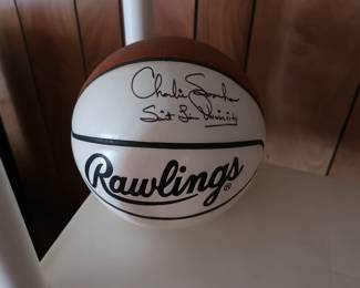 Charlie Spoonhour signed basketball