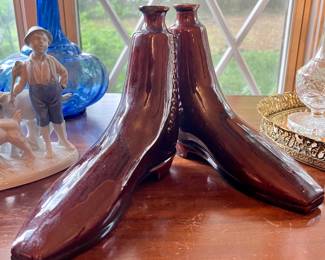 Antique boot bottles