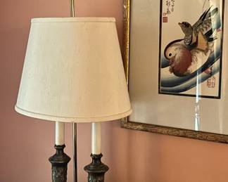 Beautiful expensive lamps throughout 