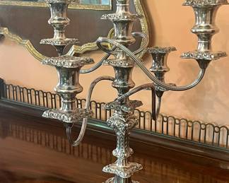 Huge plates candelabra that breaks down into three sizes