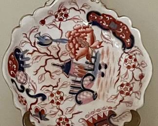 Mid 19th C English porcelain service plate