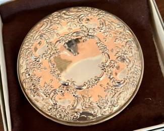 Sterling purse mirror