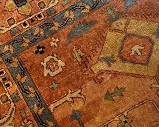 Large Serapi/Heriz 9x12
Magnificent colors!  $3250