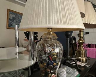 Bottle cap lamp