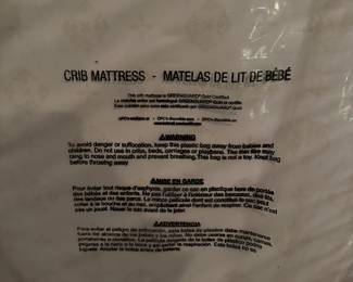 Crib mattress 