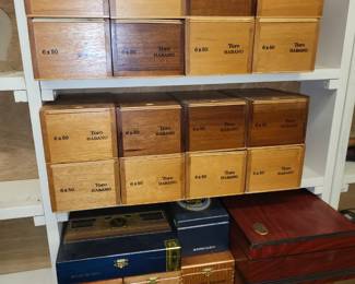 wooden cigar boxes