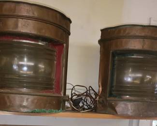 ship lanterns that have been electrified