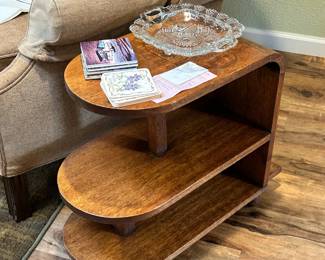 Art Deco Streamline Side Table