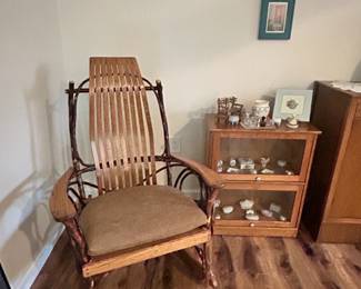 Amish Bent Hickory Rocking Chair