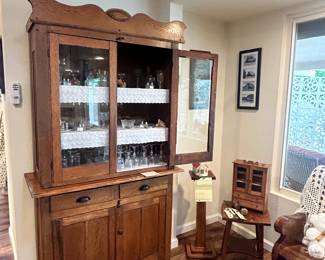 Antique Step back Cupboard