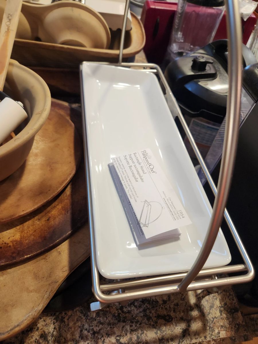 Pampered Chef Additions and statement tray stand