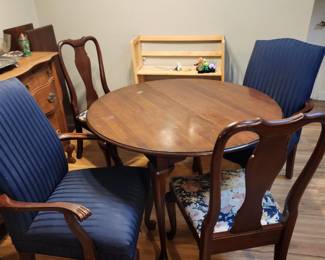 Dining table and chairs