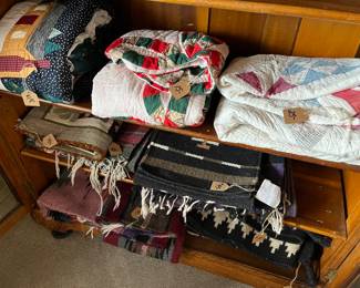 Quilts and Southwest rugs