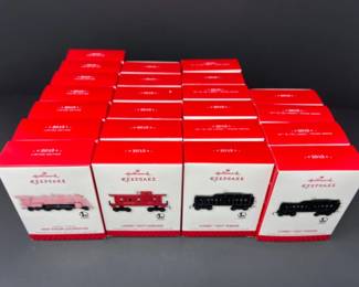 (23) 2013 Hallmark Lionel Train Ornaments - LE Pink Steam Locomotive