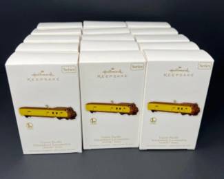 	(15) Hallmark Lionel Train Union Pacific Streamliner Locomotive Ornaments