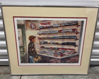 S/N Angela Trotta Thomas 'High Hopes' Train Print - 104/750
