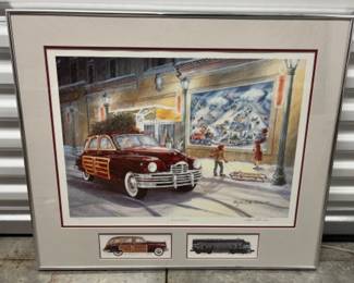 S/N Angela Trotta Thomas 'Winter Wonderland' Lionel Print - 331/900