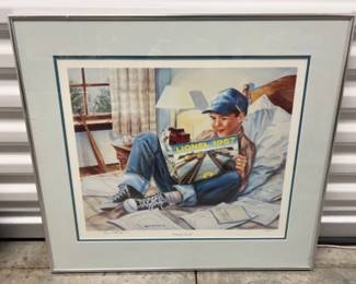 S/N Angela Trotta Thomas 'Planning Ahead' Lionel Train Prints - 39/750