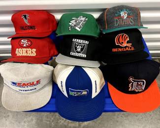Vintage Snapback Hats - 49ers, Eagles, Seahawks, Raiders +