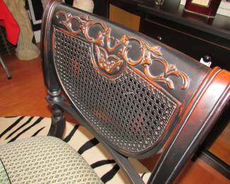 detail of chair backs